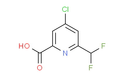 AM77250 | 1805196-34-2 | 4-Chloro-2-(difluoromethyl)pyridine-6-carboxylic acid