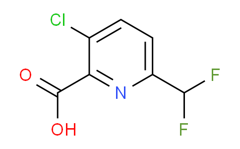 3-Chloro-6-(difluoromethyl)pyridine-2-carboxylic acid