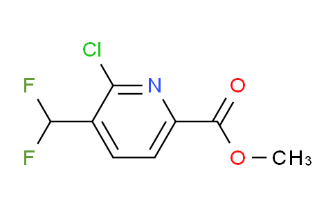 AM77257 | 1806761-27-2 | Methyl 2-chloro-3-(difluoromethyl)pyridine-6-carboxylate