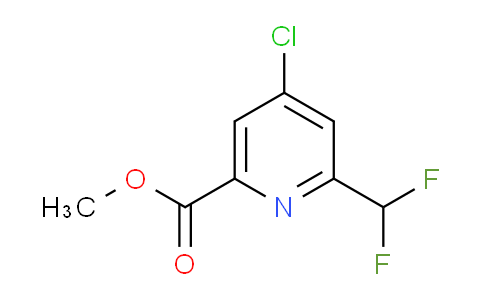 AM77273 | 1806767-27-0 | Methyl 4-chloro-2-(difluoromethyl)pyridine-6-carboxylate