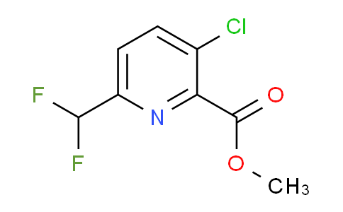 AM77280 | 1806027-46-2 | Methyl 3-chloro-6-(difluoromethyl)pyridine-2-carboxylate