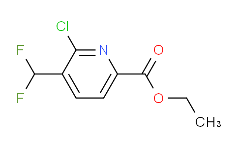 AM77282 | 1805304-26-0 | Ethyl 2-chloro-3-(difluoromethyl)pyridine-6-carboxylate