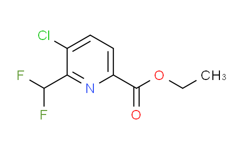 AM77288 | 1806784-78-0 | Ethyl 3-chloro-2-(difluoromethyl)pyridine-6-carboxylate