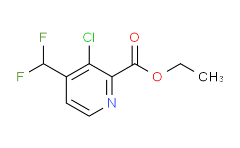 AM77290 | 1805196-63-7 | Ethyl 3-chloro-4-(difluoromethyl)pyridine-2-carboxylate