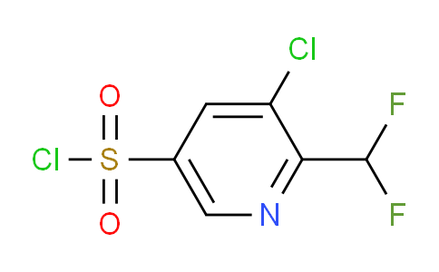 3-Chloro-2-(difluoromethyl)pyridine-5-sulfonyl chloride
