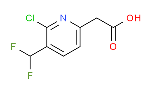 2-Chloro-3-(difluoromethyl)pyridine-6-acetic acid