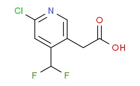 2-Chloro-4-(difluoromethyl)pyridine-5-acetic acid