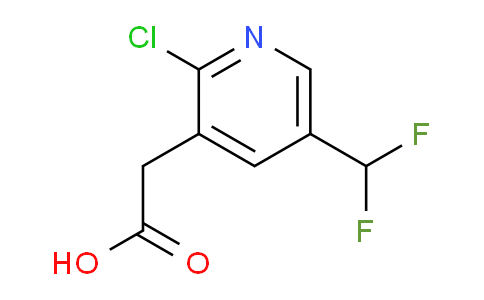 2-Chloro-5-(difluoromethyl)pyridine-3-acetic acid