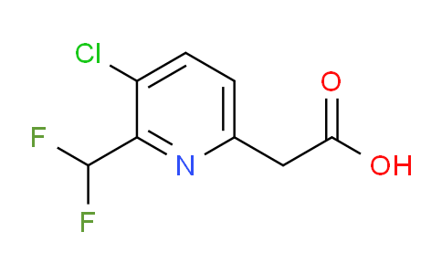 AM77325 | 1804706-28-2 | 3-Chloro-2-(difluoromethyl)pyridine-6-acetic acid