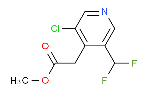 AM77346 | 1805275-24-4 | Methyl 3-chloro-5-(difluoromethyl)pyridine-4-acetate