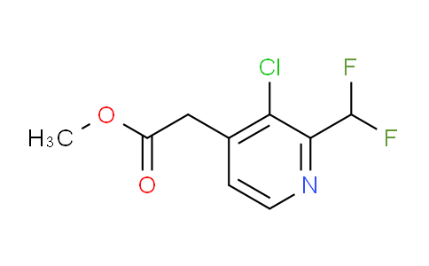 AM77351 | 1806785-04-5 | Methyl 3-chloro-2-(difluoromethyl)pyridine-4-acetate