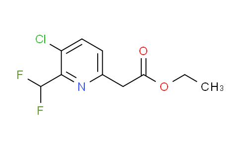 AM77361 | 1806763-47-2 | Ethyl 3-chloro-2-(difluoromethyl)pyridine-6-acetate