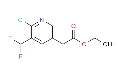 Ethyl 2-chloro-3-(difluoromethyl)pyridine-5-acetate