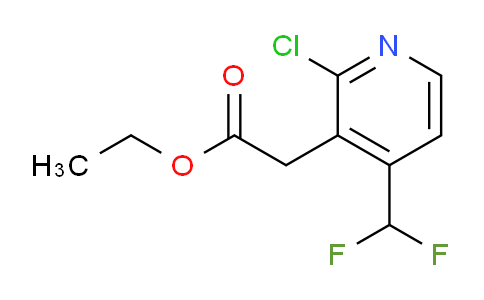 Ethyl 2-chloro-4-(difluoromethyl)pyridine-3-acetate