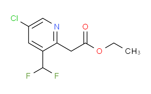 Ethyl 5-chloro-3-(difluoromethyl)pyridine-2-acetate