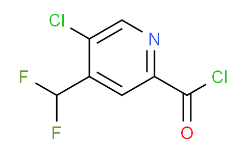 5-Chloro-4-(difluoromethyl)pyridine-2-carbonyl chloride