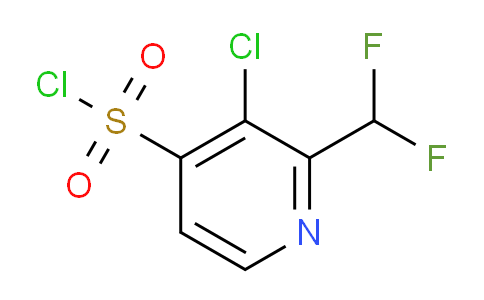 3-Chloro-2-(difluoromethyl)pyridine-4-sulfonyl chloride