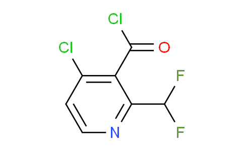 4-Chloro-2-(difluoromethyl)pyridine-3-carbonyl chloride