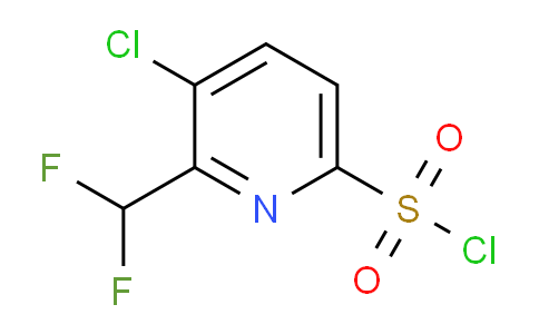 3-Chloro-2-(difluoromethyl)pyridine-6-sulfonyl chloride