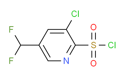 3-Chloro-5-(difluoromethyl)pyridine-2-sulfonyl chloride