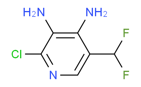2-Chloro-3,4-diamino-5-(difluoromethyl)pyridine