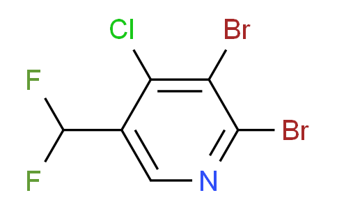 AM77438 | 1806837-51-3 | 4-Chloro-2,3-dibromo-5-(difluoromethyl)pyridine