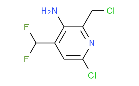 AM77464 | 1805327-85-8 | 3-Amino-6-chloro-2-(chloromethyl)-4-(difluoromethyl)pyridine