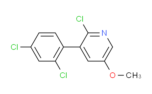 2-Chloro-3-(2,4-dichlorophenyl)-5-methoxypyridine