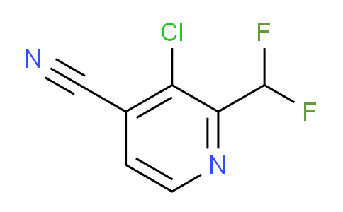 3-Chloro-4-cyano-2-(difluoromethyl)pyridine