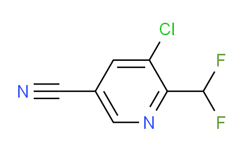 3-Chloro-5-cyano-2-(difluoromethyl)pyridine