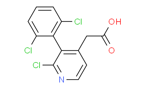 2-Chloro-3-(2,6-dichlorophenyl)pyridine-4-acetic acid