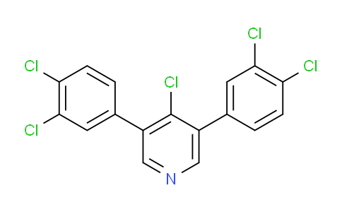 3,5-Bis(3,4-dichlorophenyl)-4-chloropyridine