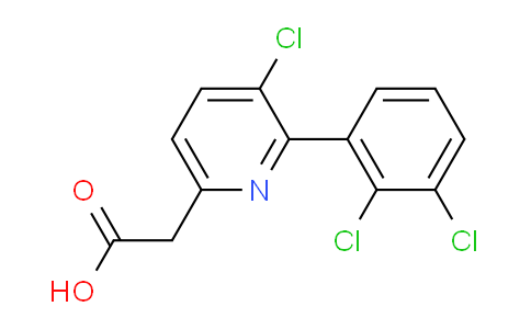 3-Chloro-2-(2,3-dichlorophenyl)pyridine-6-acetic acid