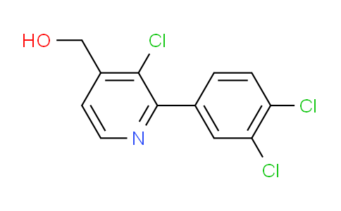3-Chloro-2-(3,4-dichlorophenyl)pyridine-4-methanol