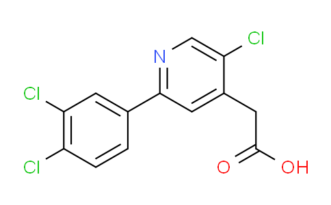 5-Chloro-2-(3,4-dichlorophenyl)pyridine-4-acetic acid