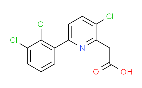 3-Chloro-6-(2,3-dichlorophenyl)pyridine-2-acetic acid
