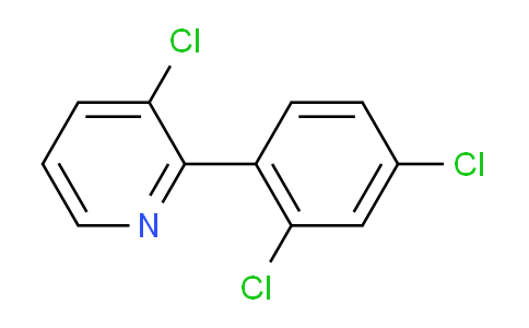 3-Chloro-2-(2,4-dichlorophenyl)pyridine