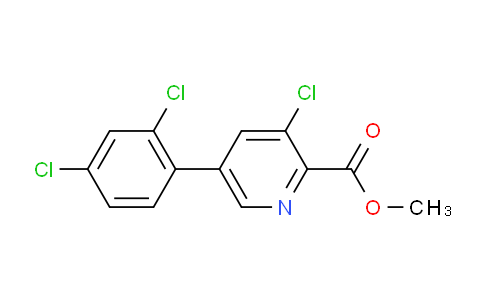 AM77628 | 1361676-98-3 | Methyl 3-chloro-5-(2,4-dichlorophenyl)picolinate