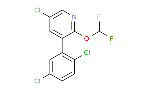 AM77658 | 1361878-89-8 | 5-Chloro-3-(2,5-dichlorophenyl)-2-(difluoromethoxy)pyridine