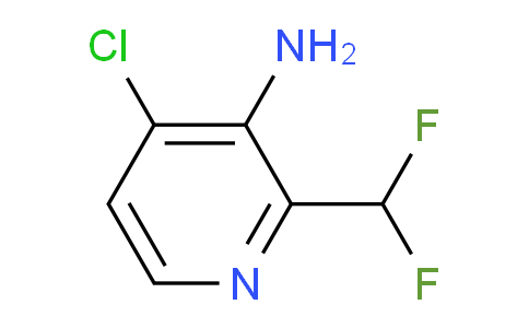 3-Amino-4-chloro-2-(difluoromethyl)pyridine