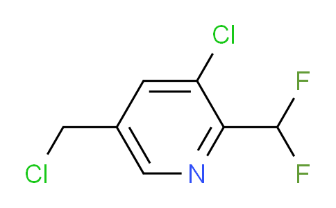 3-Chloro-5-(chloromethyl)-2-(difluoromethyl)pyridine
