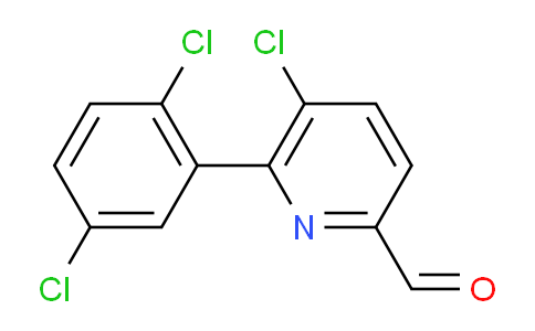 5-Chloro-6-(2,5-dichlorophenyl)picolinaldehyde