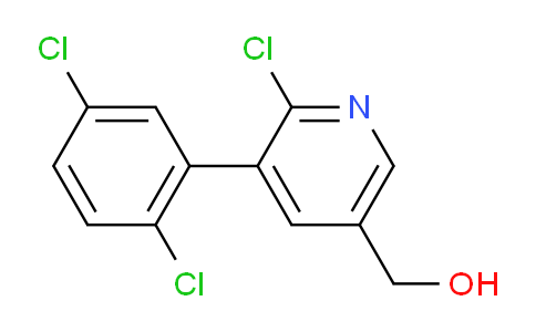 2-Chloro-3-(2,5-dichlorophenyl)pyridine-5-methanol