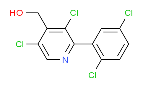3,5-Dichloro-2-(2,5-dichlorophenyl)pyridine-4-methanol