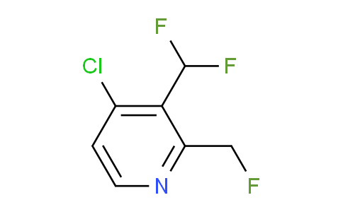 4-Chloro-3-(difluoromethyl)-2-(fluoromethyl)pyridine