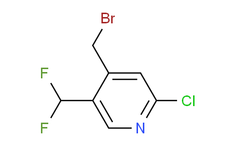 4-(Bromomethyl)-2-chloro-5-(difluoromethyl)pyridine
