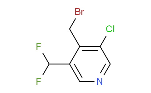 4-(Bromomethyl)-3-chloro-5-(difluoromethyl)pyridine