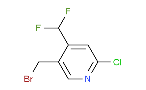 5-(Bromomethyl)-2-chloro-4-(difluoromethyl)pyridine