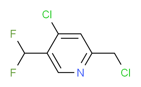 4-Chloro-2-(chloromethyl)-5-(difluoromethyl)pyridine