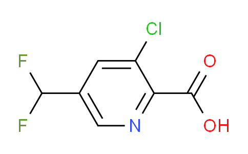 3-Chloro-5-(difluoromethyl)pyridine-2-carboxylic acid